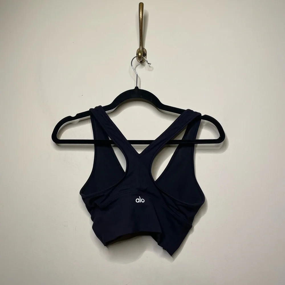 ALO Yoga Wild Thing Bra in Black